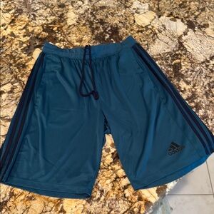 Adidas Dark Teal Athletic Performance Shorts